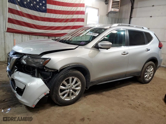 2017 Nissan Rogue SV with VIN 5N1AT2MV9HC881638, listed as a Copart auction lot 49826095 with 159,441 mi miles and Salvage Title. Bid and sale history available at carsss.com. Image 1.
