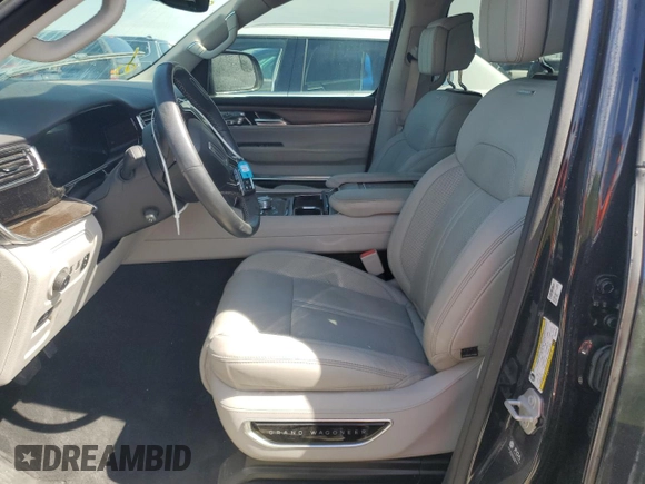 2023 Jeep Grand Wagoneer with VIN 1C4SJVEJ7PS506234, listed as a Copart auction lot 74534244 with 13,586 mi miles and Non repairable. Bid and sale history available at DreamBid. Image 7.