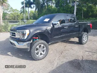 2022 Ford F-150 XL with VIN 1FTEW1EP7NFA79459, listed as a IAAI auction lot 42431081 with 52,928 mi miles and . Bid and sale history available at DreamBid. Image 2.