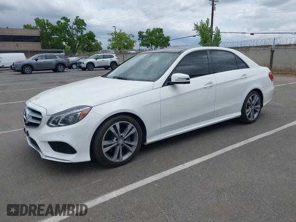 2015 Mercedes-Benz E 350 Sport with VIN WDDHF5KB1FB145337, listed as a IAAI auction lot 42137791 with 104,713 mi miles and . Bid and sale history available at DreamBid. Image 2.