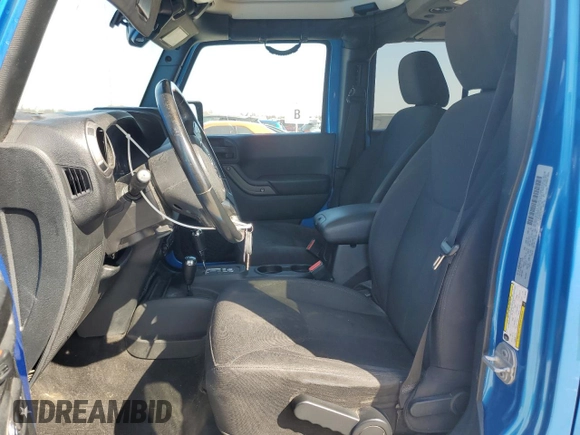 2016 Jeep Wrangler Unlimited Sport with VIN 1C4BJWDG3GL296463, listed as a Copart auction lot 49215375 with 115,080 mi miles and Salvage Title. Bid and sale history available at DreamBid. Image 7.