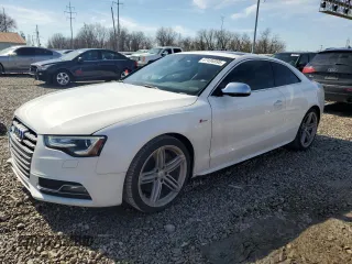 2013 Audi S5 Premium Plus with VIN WAUCGAFR1DA018542, listed as a Copart auction lot 47434595 with 157,937 mi miles and Salvage Title. Bid and sale history available at carsss.com. Image 1.