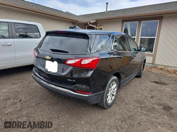2019 Chevrolet Equinox LT with VIN 2GNAXUEV9K6121154, listed as a Copart auction lot 47882055 with 76,474 mi miles and Salvage Title. Bid and sale history available at DreamBid. Image 4.