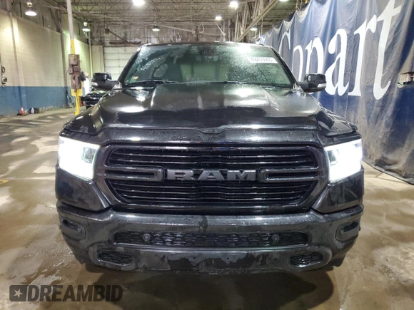 2020 Ram 1500 Big Horn with VIN 1C6SRFFT7LN399927, listed as a Copart auction lot 49255065 with 69,256 mi miles and Clean Title. Bid and sale history available at carsss.com. Image 5.