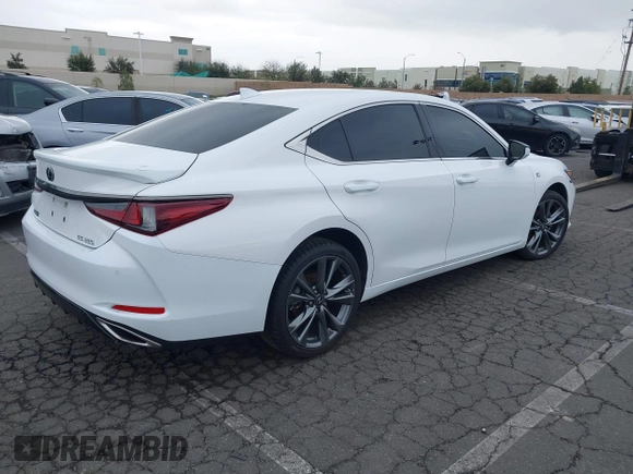 2021 Lexus ES 350 F Sport with VIN 58AGZ1B1XMU098201, listed as a IAAI auction lot 41366417 with 66,631 mi miles and . Bid and sale history available at DreamBid. Image 4.