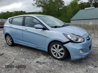 2012 Hyundai Accent SE z VIN KMHCU5AE2CU019537, wystawiony jako Copart lot #58089995 z przebiegiem 175 118 mil mil oraz Czysty tytuł • Clean title. Historia ofert i sprzedaży dostępna na DreamBid. Obrazek 4.
