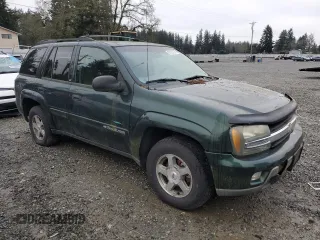2003 Chevrolet TrailBlazer LTZ with VIN 1GNDT13S332336835, listed as a Copart auction lot 87223954 with 154,435 mi miles and Salvage Title. Bid and sale history available at DreamBid. Image 4.