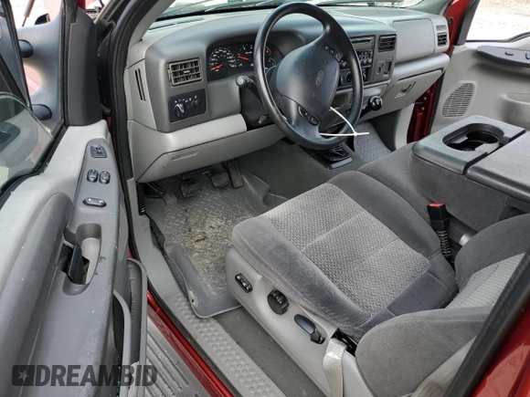 2002 Ford F-250 XL z VIN 1FTNX21F72EA79026, wystawiony jako Copart lot #55917255 z przebiegiem 265 951 mil mil oraz Szkoda całkowita • Salvage title. Historia ofert i sprzedaży dostępna na DreamBid. Obrazek 8.