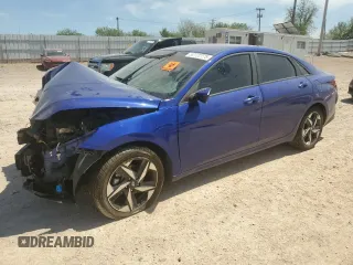 2023 Hyundai Elantra SEL with VIN KMHLS4AG6PU626354, listed as a Copart auction lot 52772775 with 48,737 mi miles and Salvage title. Bid and sale history available at DreamBid. Image 1.