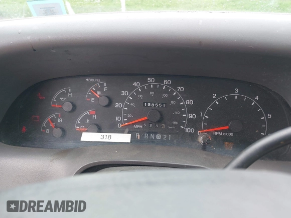 2001 Ford F-250 XL with VIN 1FTNF20L31EB69492, listed as a IAAI auction lot 42247925 with 158,551 mi miles and . Bid and sale history available at DreamBid. Image 7.