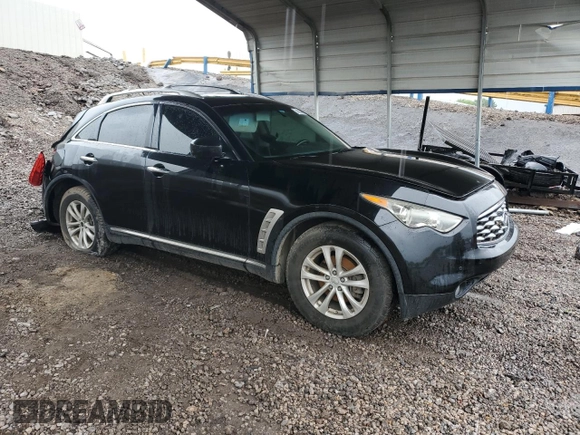 2011 Infiniti FX with VIN JN8AS1MU9BM111051, listed as a Copart auction lot 58333805 with 218,078 mi miles and Salvage title. Bid and sale history available at DreamBid. Image 4.