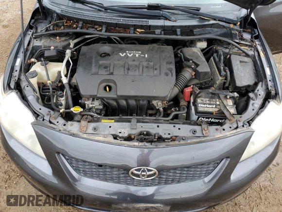 2010 Toyota Corolla with VIN 1NXBU4EE6AZ168403, listed as a Copart auction lot 58733185 with 158,599 mi miles and Salvage title. Bid and sale history available at DreamBid. Image 11.