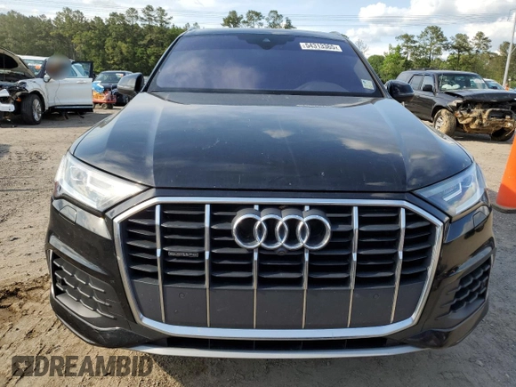 2021 Audi Q7 Premium Plus with VIN WA1LJAF73MD018781, listed as a Copart auction lot 54313365 with 113,209 mi miles and Salvage title. Bid and sale history available at DreamBid. Image 5.