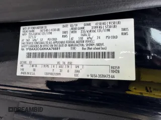 2019 Ford Transit Passenger XL with VIN 1FBAX2CGXKKA76681, listed as a Copart auction lot 86907744 with 165,450 mi miles and Clean Title. Bid and sale history available at carsss.com. Image 10.