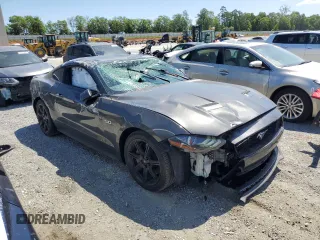 2020 Ford Mustang GT with VIN 1FA6P8CF6L5130303, listed as a Copart auction lot 57838495 with 45,319 mi miles and Salvage title. Bid and sale history available at DreamBid. Image 4.
