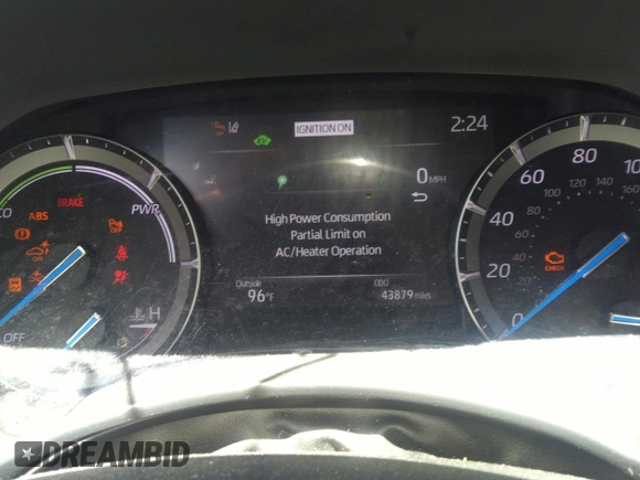2021 Toyota Highlander Hybrid Limited with VIN 5TDYARAH8MS505859, listed as a IAAI auction lot 42751858 with 43,879 mi miles and . Bid and sale history available at DreamBid. Image 7.