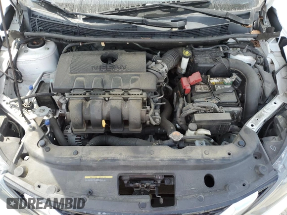 2017 Nissan Sentra SV with VIN 3N1AB7AP0HY322354, listed as a Copart auction lot 54161465 with 82,340 mi miles and Salvage Title. Bid and sale history available at DreamBid. Image 11.