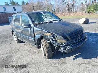 2003 Mercedes-Benz M 3.7L with VIN 4JGAB57E23A450868, listed as a IAAI auction lot 41983681 with 125,468 mi miles. Bid and sale history available at carsss.com. Image 6.