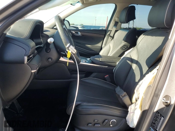 2023 Genesis GV80 with VIN KMUHBDSB9PU123492, listed as a Copart auction lot 56407025 with 43,197 mi miles and Salvage title. Bid and sale history available at DreamBid. Image 7.