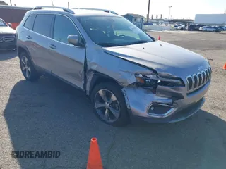 2019 Jeep Cherokee Limited with VIN 1C4PJLDB8KD403034, listed as a IAAI auction lot 41945078 with 69,615 mi miles. Bid and sale history available at carsss.com. Image 1.