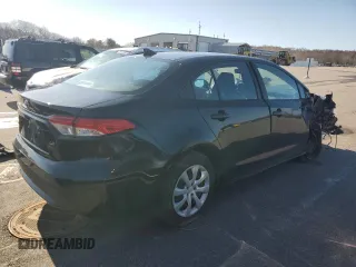 2022 Toyota Corolla LE with VIN 5YFEPMAE2NP341092, listed as a Copart auction lot 53640665 with 52,696 mi miles and Salvage Title. Bid and sale history available at carsss.com. Image 3.