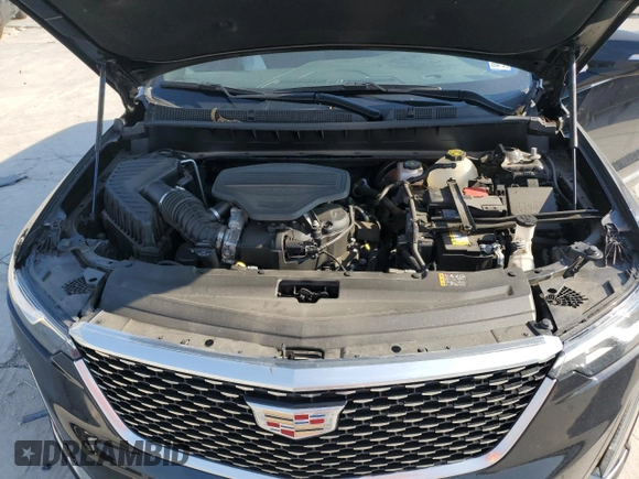 2024 Cadillac XT6 FWD Premium Luxury with VIN 1GYKPCRS7RZ710803, listed as a Copart auction lot 75160764 with 10,409 mi miles and Salvage Title. Bid and sale history available at carsss.com. Image 12.