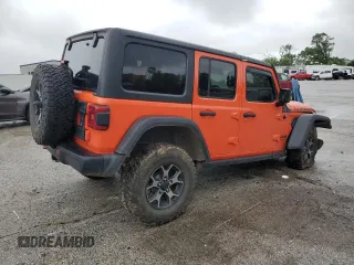2018 Jeep Wrangler Unlimited Rubicon with VIN 1C4HJXFG7JW287624, listed as a Copart auction lot 59006895 with 64,871 mi miles and Salvage title. Bid and sale history available at DreamBid. Image 3.