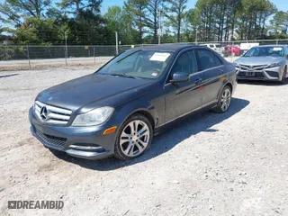2013 Mercedes-Benz C-Class C 250 Sport with VIN WDDGF4HB5DG091652, listed as a IAAI auction lot 41879109 with 146,649 mi miles. Bid and sale history available at carsss.com. Image 2.