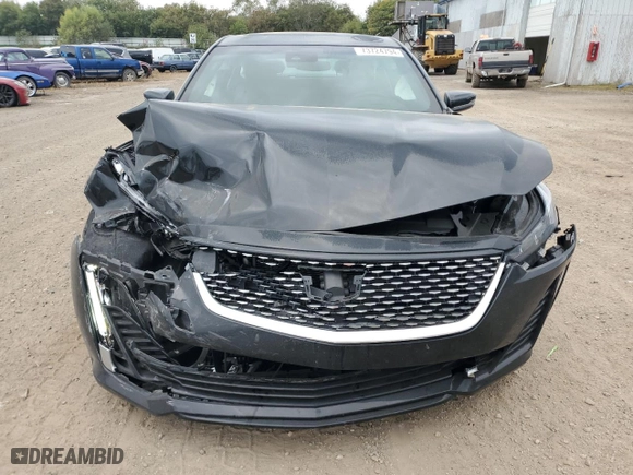 2024 Cadillac CT5 Luxury with VIN 1G6DX5RKXR0123917, listed as a Copart auction lot 73724794 with 11,165 mi miles and Salvage Title. Bid and sale history available at carsss.com. Image 5.