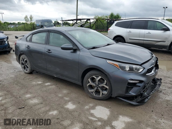 2019 Kia Forte LXS with VIN 3KPF24AD1KE136290, listed as a Copart auction lot 58561635 with 59,916 mi miles and Salvage title. Bid and sale history available at DreamBid. Image 4.