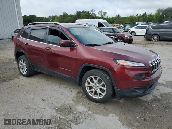 2018 Jeep Cherokee Latitude with VIN 1C4PJLCB5JD605782, listed as a Copart auction lot 51255005 with 56,077 mi miles and Salvage Title. Bid and sale history available at carsss.com. Image 4.