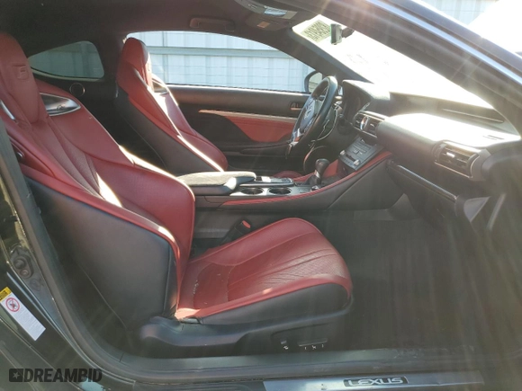 2015 Lexus RC F with VIN JTHHP5BC7F5002700, listed as a Copart auction lot 82954913 with NaN miles. Bid and sale history available at carsss.com. Image 7.