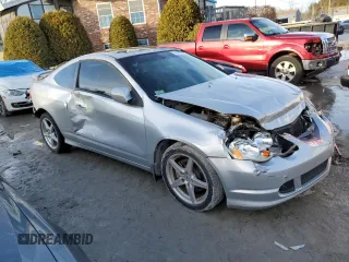 2002 Acura RSX Type S with VIN JH4DC53092C036805, listed as a Copart auction lot 47247375 with 0 mi miles and Clean Title. Bid and sale history available at carsss.com. Image 4.