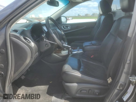 2014 Infiniti QX60 with VIN 5N1AL0MN2EC501751, listed as a Copart auction lot 53082725 with 134,076 mi miles and Salvage Title. Bid and sale history available at DreamBid. Image 7.