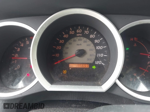 2009 Toyota Tacoma PreRunner with VIN 3TMJU62NX9M078123, listed as a IAAI auction lot 42659241 with 195,657 mi miles and . Bid and sale history available at DreamBid. Image 7.
