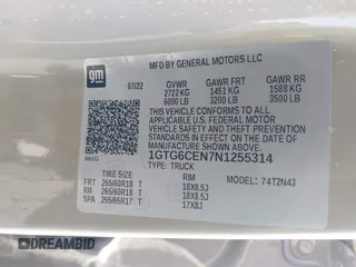 2022 GMC Canyon 4WD Elevation с VIN 1GTG6CEN7N1255314, выставлен на аукционе IAAI как лот 42318599 с пробегом 59 108 миль миль и . История ставок и продаж доступна на DreamBid. Изображение 9.