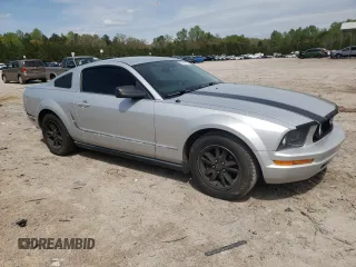 2005 Ford Mustang Deluxe with VIN 1ZVFT80N855113665, listed as a Copart auction lot 52346295 with 116,879 mi miles and Salvage title. Bid and sale history available at DreamBid. Image 4.