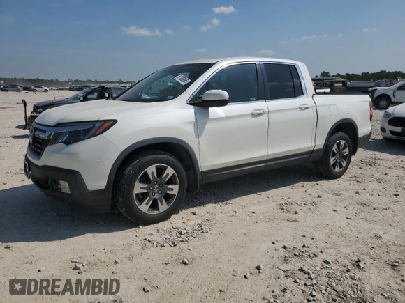 2019 Honda Ridgeline RTL z VIN 5FPYK3F50KB007561, wystawiony jako Copart lot #51385895 z przebiegiem 46 314 mil mil oraz Czysty tytuł • Clean title. Historia ofert i sprzedaży dostępna na DreamBid. Obrazek 1.