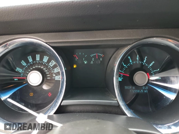 2012 Ford Mustang Premium with VIN 1ZVBP8AM7C5284669, listed as a Copart auction lot 60971735 with 172,958 mi miles and Salvage title. Bid and sale history available at DreamBid. Image 9.