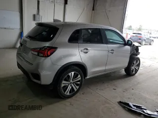 2021 Mitsubishi Outlander SE with VIN JA4APVAUXMU025835, listed as a Copart auction lot 50597345 with 86,866 mi miles and Salvage title. Bid and sale history available at DreamBid. Image 3.
