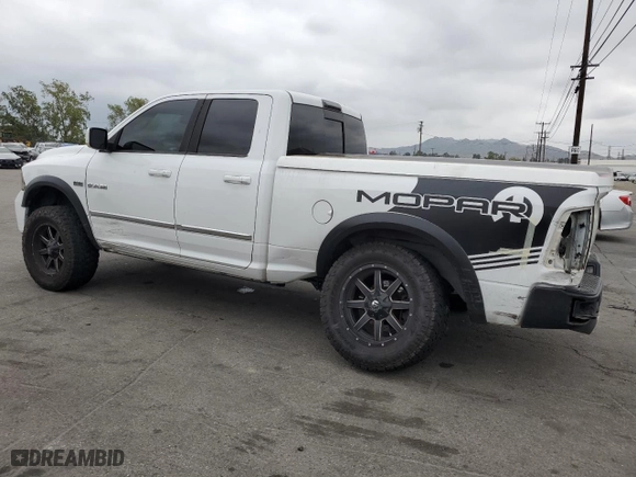 2010 Dodge Ram 1500 SLT with VIN 1D7RB1GT0AS250812, listed as a Copart auction lot 53332925 with 110,128 mi miles and Salvage Title. Bid and sale history available at carsss.com. Image 2.
