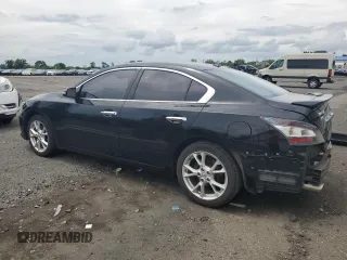 2014 Nissan Maxima S with VIN 1N4AA5AP2EC907337, listed as a Copart auction lot 63663415 with 52,260 mi miles and Salvage title. Bid and sale history available at DreamBid. Image 2.