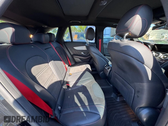 2020 Mercedes-Benz GLC with VIN W1N0G6EB8LF760129, listed as a Copart auction lot 53760095 with 55,056 mi miles and Clean Title. Bid and sale history available at carsss.com. Image 6.