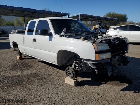 2006 Chevrolet Silverado 1500 LS with VIN 1GCEC19X16Z267767, listed as a Copart auction lot 77700684 with 0 mi miles and Salvage Title. Bid and sale history available at carsss.com. Image 4.
