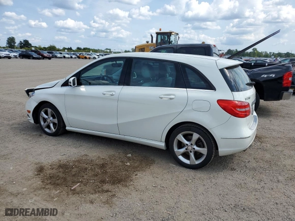 2013 Mercedes-Benz B-Class B 250 Sports Tourer with VIN WDDMH4EBXDJ144401, listed as a Copart auction lot 67289024 with 155,120 mi miles and Salvage Title. Bid and sale history available at carsss.com. Image 2.