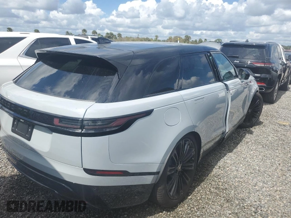 2025 Land Rover Range Rover Velar Dynamic SE z VIN SALYL2EX9SA393675, wystawiony jako Copart lot #74065714 z przebiegiem Nie podano mil oraz Nie do naprawy • Non repairable. Historia ofert i sprzedaży dostępna na DreamBid. Obrazek 3.