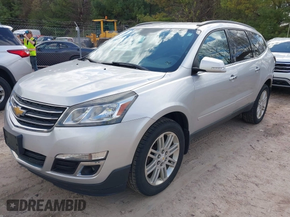 2015 Chevrolet Traverse LT with VIN 1GNKVGKD6FJ364713, listed as a IAAI auction lot 42157101 with 127,547 mi miles and . Bid and sale history available at DreamBid. Image 21.