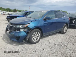 2019 Chevrolet Equinox LT with VIN 2GNAXKEV9K6272063, listed as a Copart auction lot 55803365 with 102,425 mi miles and Salvage title. Bid and sale history available at DreamBid. Image 1.
