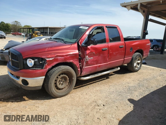 2007 Dodge 1500 SLT with VIN 1D7HA18P07S204969, listed as a Copart auction lot 51480485 with 222,376 mi miles and Salvage Title. Bid and sale history available at DreamBid. Image 1.