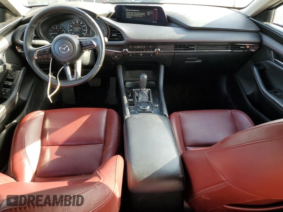 2024 Mazda 3 S Carbon Edition with VIN 3MZBPBCM7RM415645, listed as a Copart auction lot 45153125 with 25,541 mi miles and Salvage title. Bid and sale history available at DreamBid. Image 8.